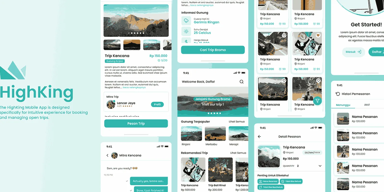 HighKing Mobile App — Portfolio Project by Muhammad Daffa Ashdaqfillah