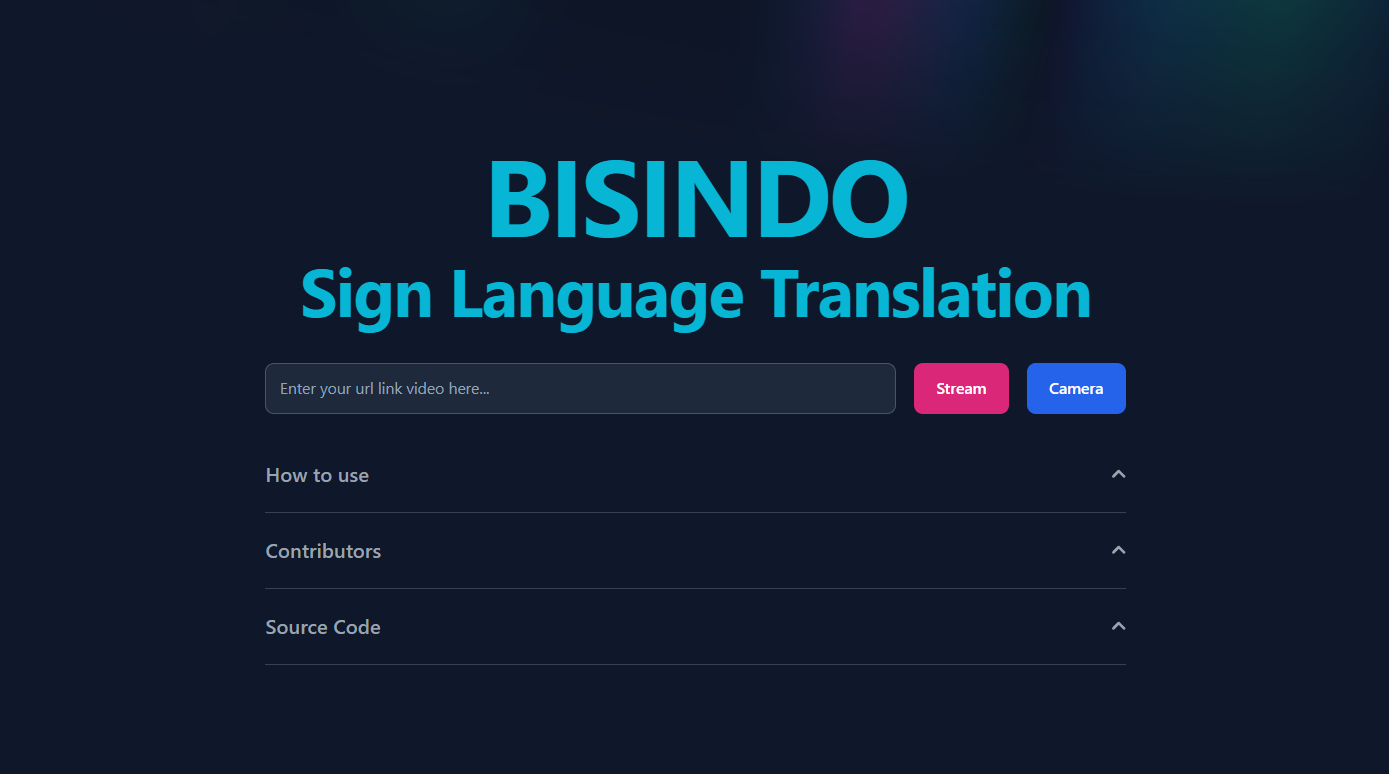 BISINDO Sign Language Translator — Portfolio Project by Muhammad Daffa Ashdaqfillah